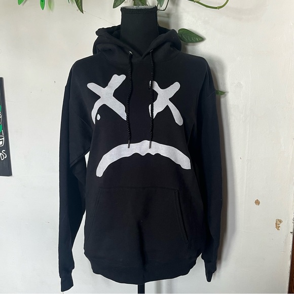 Lil Peep Black Hoodie Sweatshirt - Picture 1 of 4